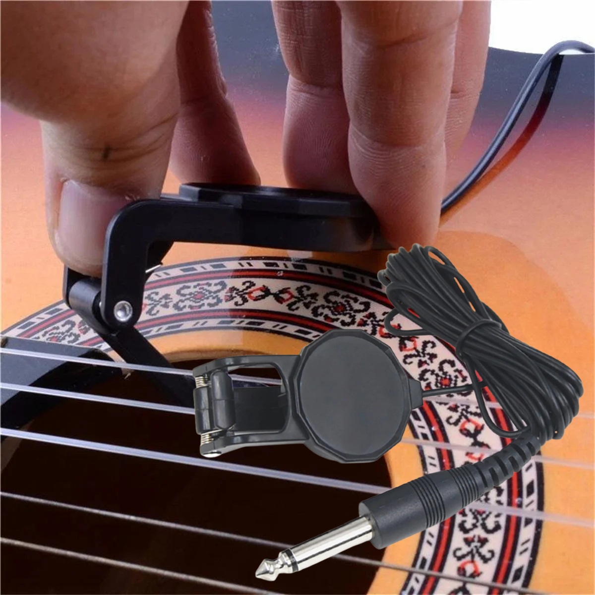 Musical Instrument Guitar - Аудиоразъем с зажимом для звукоснимателя/2,5 м,