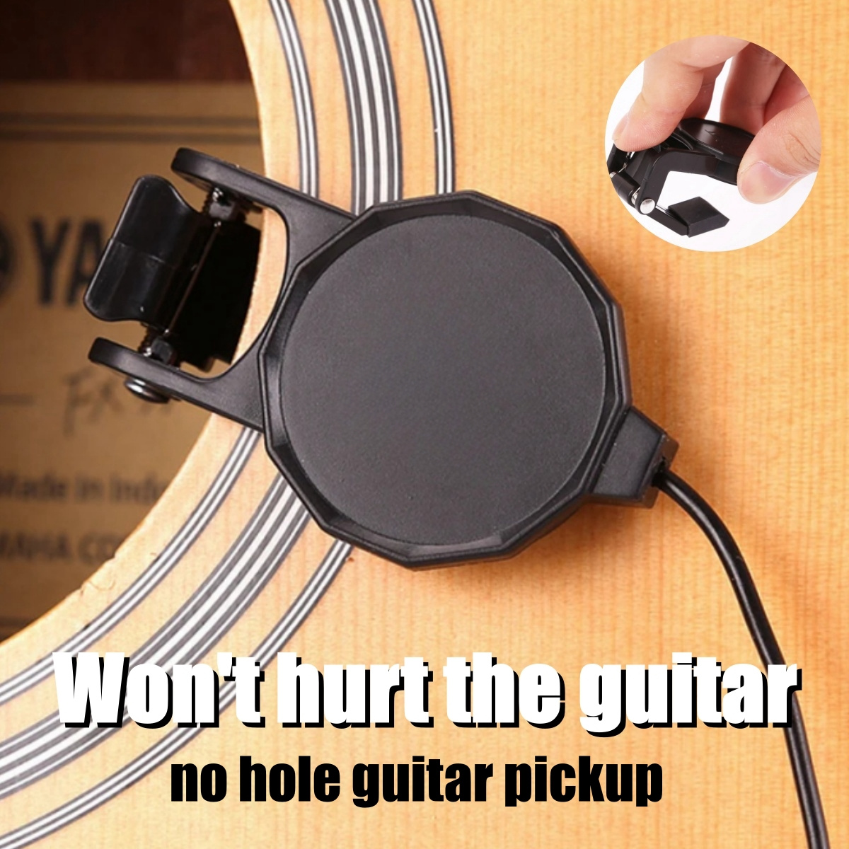 Musical Instrument Guitar - Звукосниматель с зажимом для аудиоразъема для