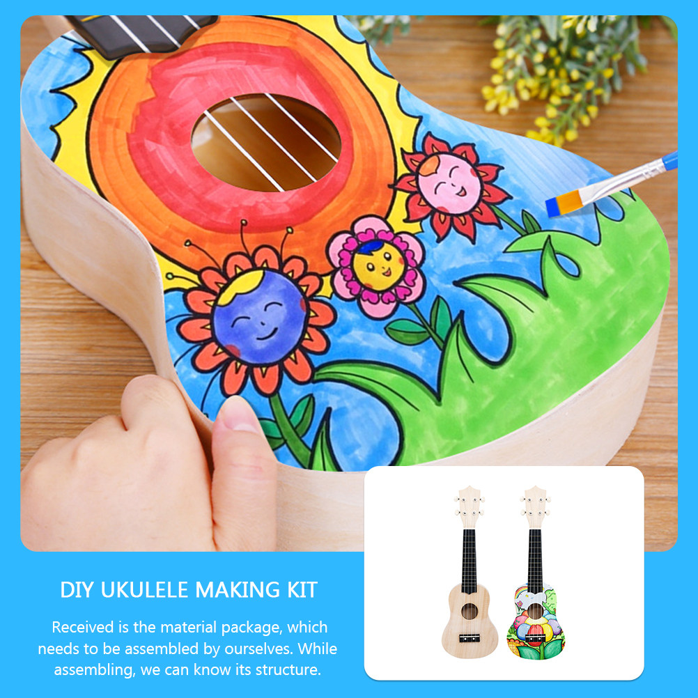 Musical Instrument Diy For Kids - Набор для самостоятельного изготовления укулеле из