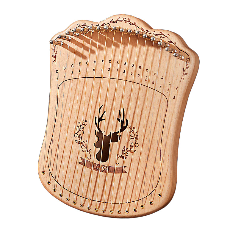 Musical Instrument Lyre - 17-струнная лира-арфа, портативный музыкальный инструмент из