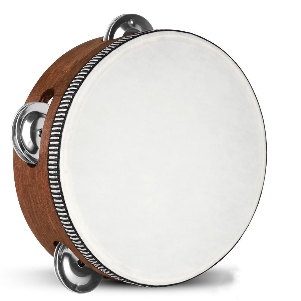 Musical Instrument Ringtone - Тамбурин 4/6/7/8/9/10 дюймов, деревянный, с металлическим