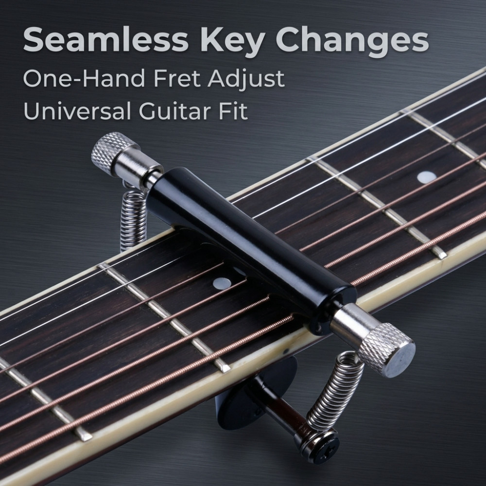 Musical Instrument Online - Регулируемый скользящий зажим для гитары -
