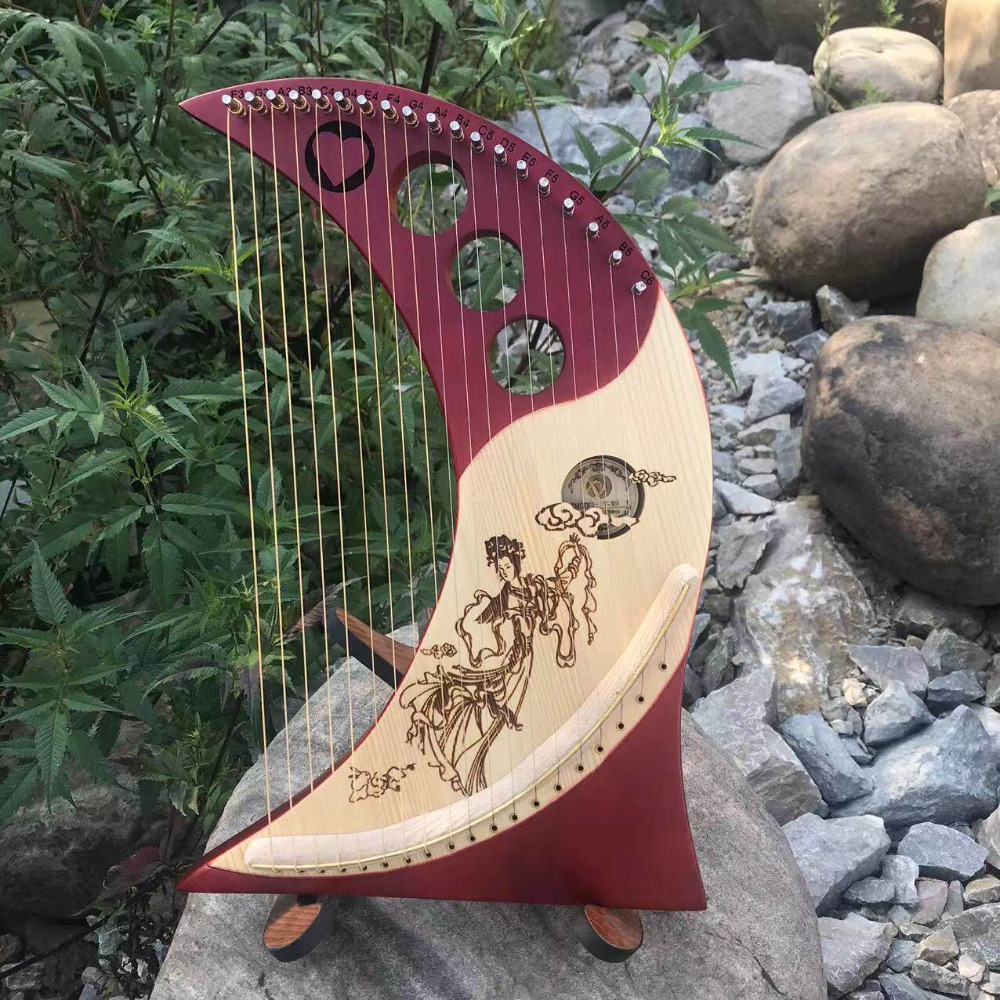 Винтажная арфа-лира из массива – обзор и цена Musical Instrument Lyre