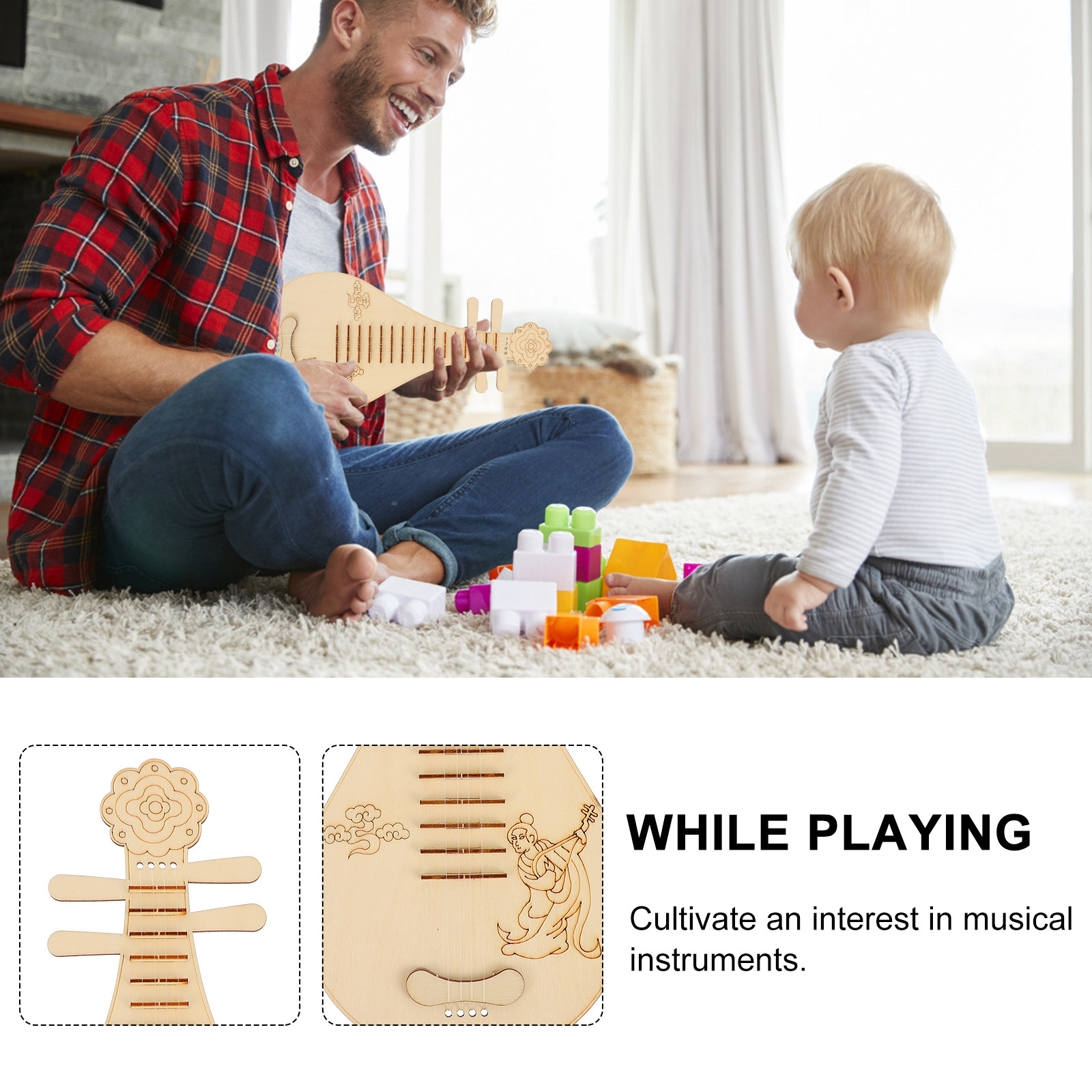 3 шт. Детский музыкальный дере – обзор и цена Musical Instrument Diy For Kids