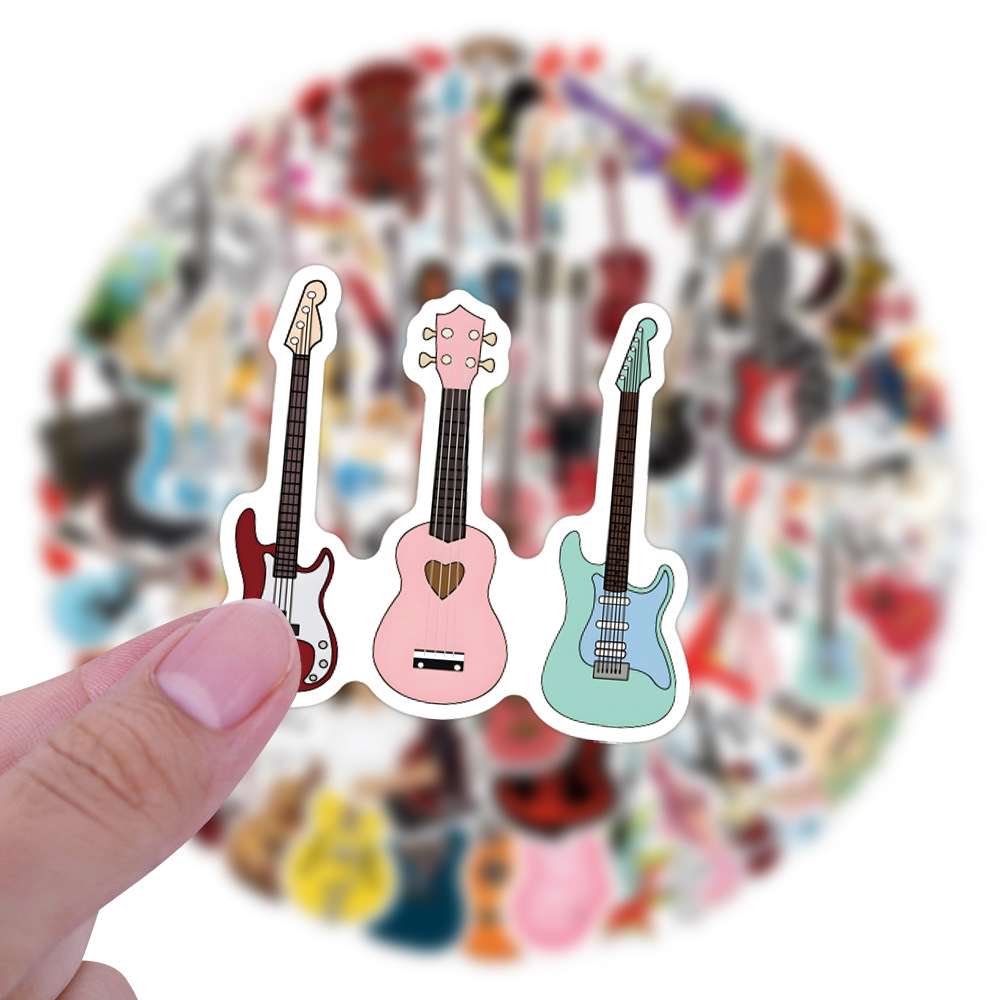 55/110 шт. наклейки на гитару, – обзор и цена Musical Instrument Diy For Kids