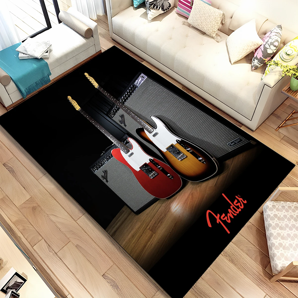 3D-ковер с изображением гитары – обзор и цена Musical Instrument Online