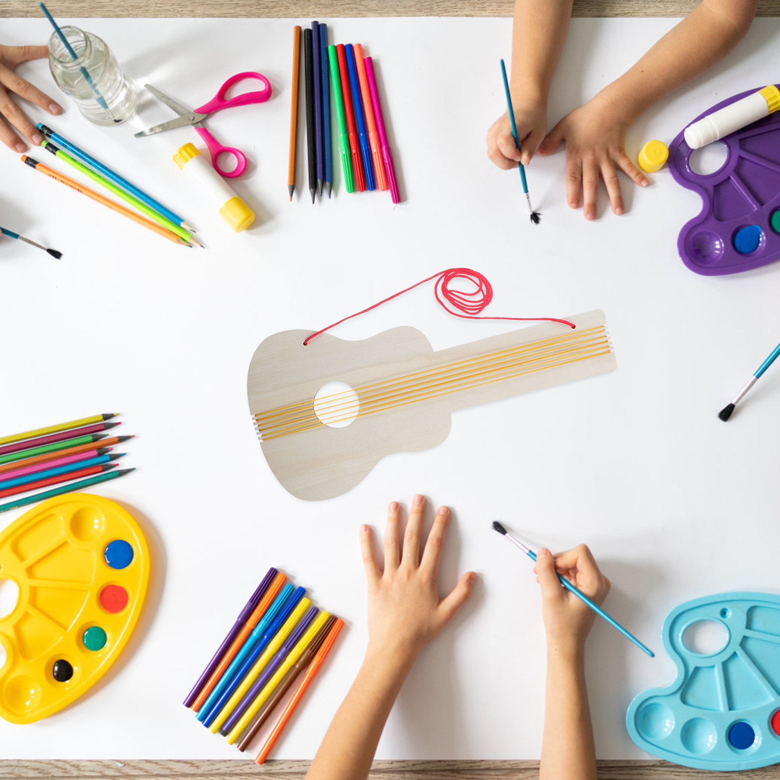 Набор из 4 деревянных гитар дл – обзор и цена Musical Instrument Diy For Kids