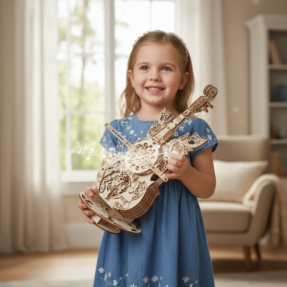 Деревянный 3D-пазл для детей и – обзор и цена Musical Instrument Diy For Kids