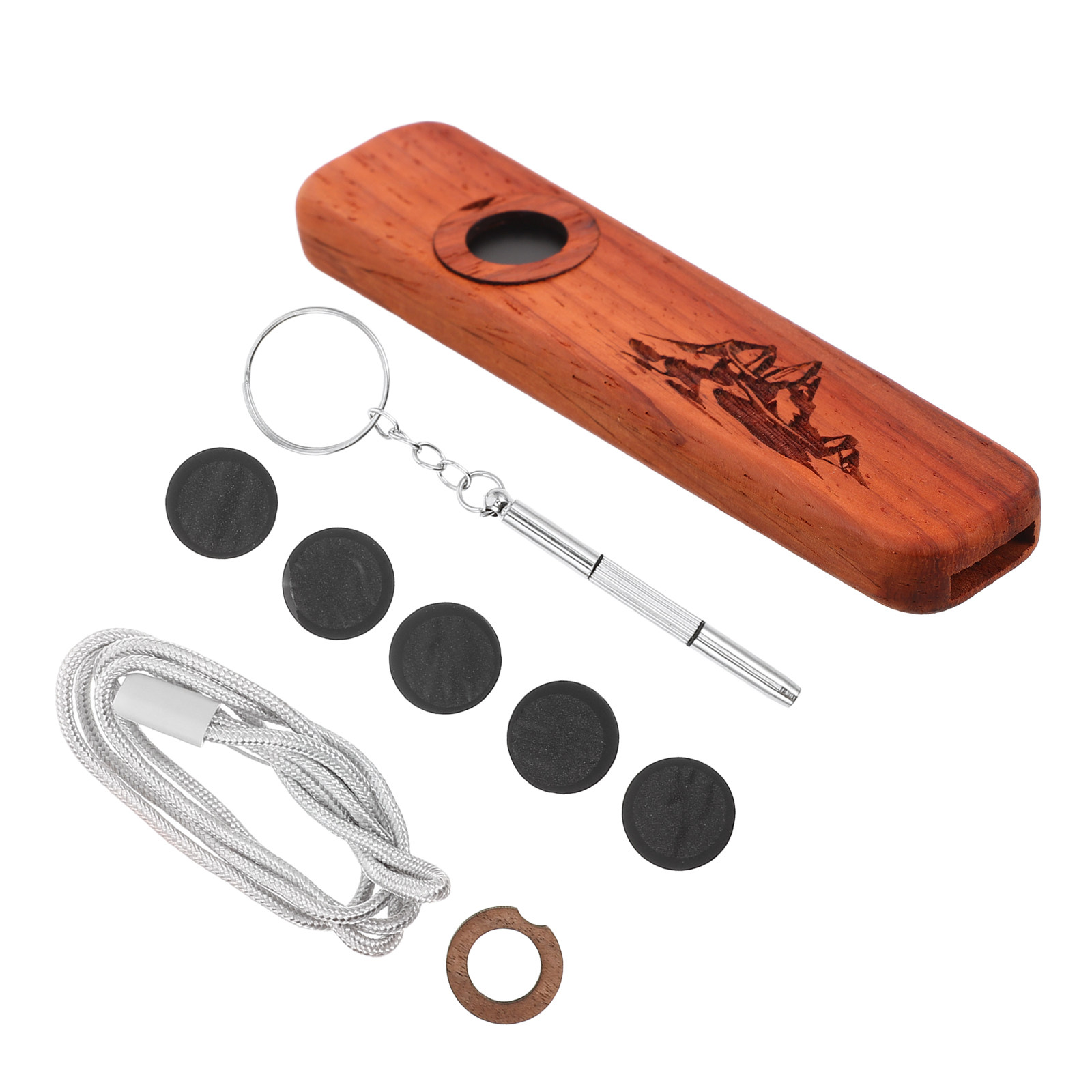 1 комплект деревянного казу из – обзор и цена Musical Instrument I Play