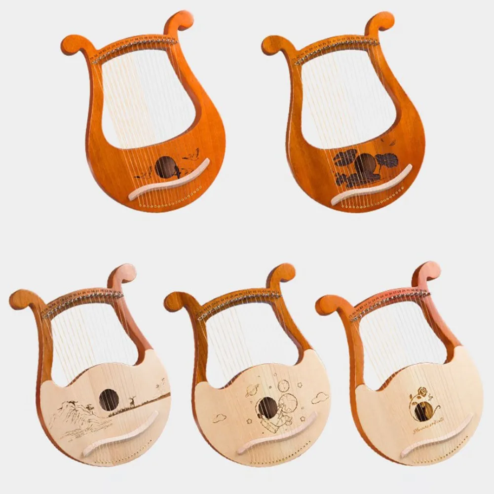 Высокое качество 19-струнная л – обзор и цена Musical Instrument Lyre