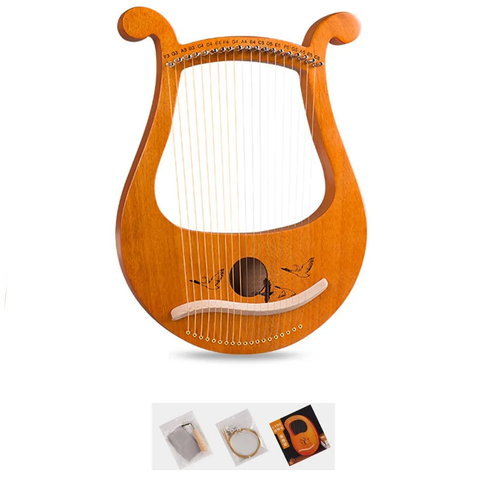 Высокое качество 19-струнная л – обзор и цена Musical Instrument Lyre